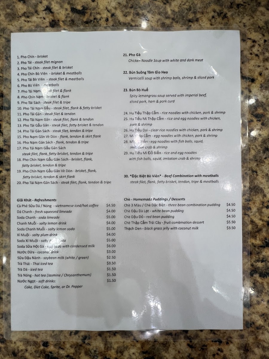 Pho Danh Menu - Image 5